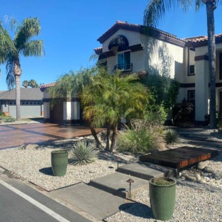 resisdential landscaping  in visalia